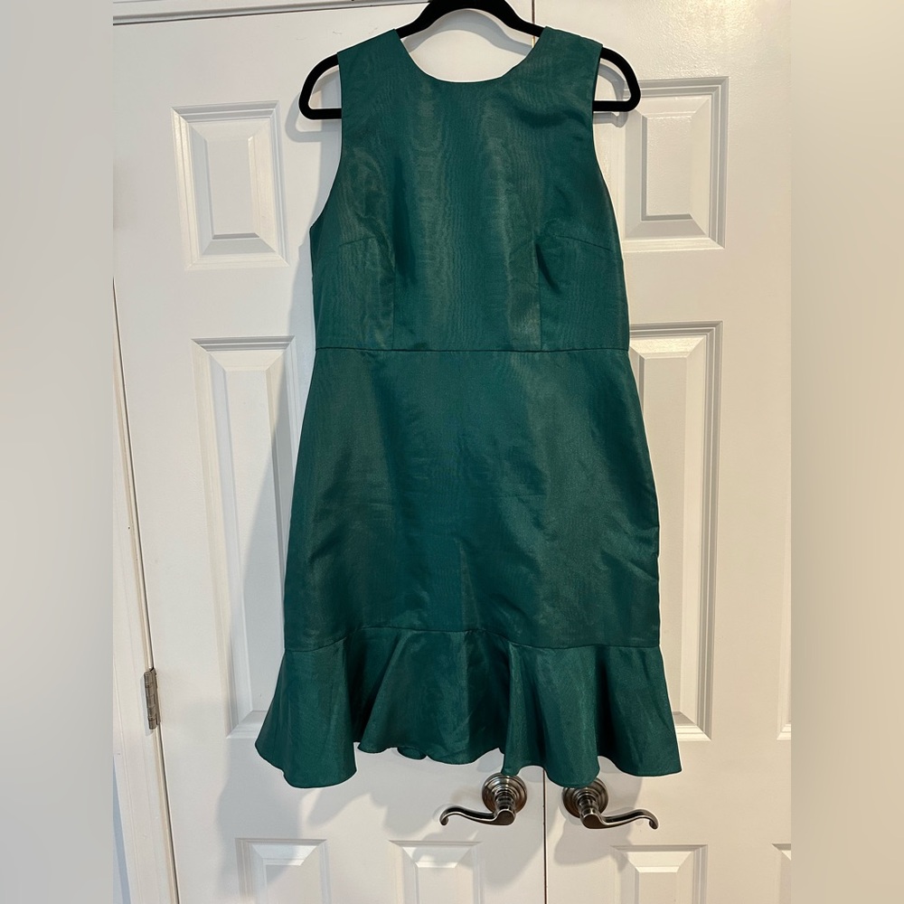 J. Crew Emerald Sleeveless Dress